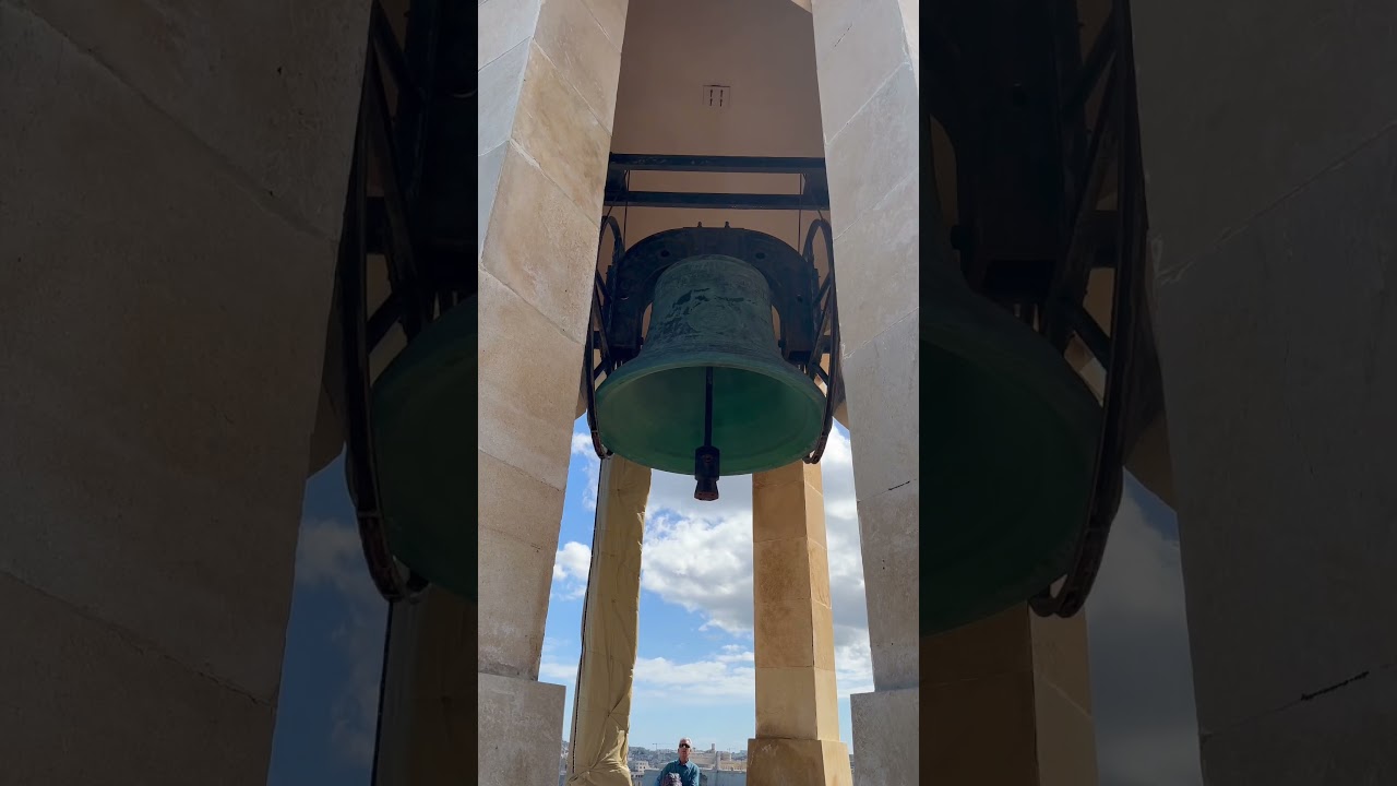 Siege Bell, Valletta, Malta, 17 March 2023