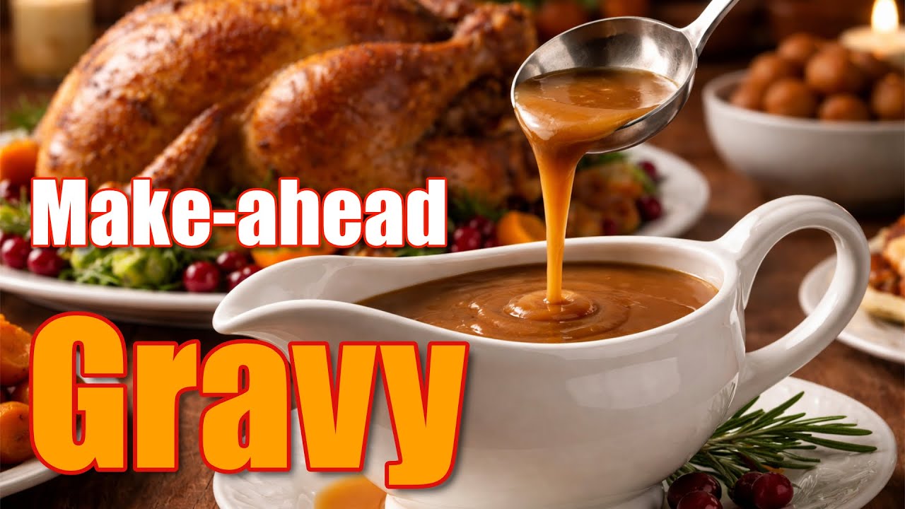 Make-ahead Christmas gravy