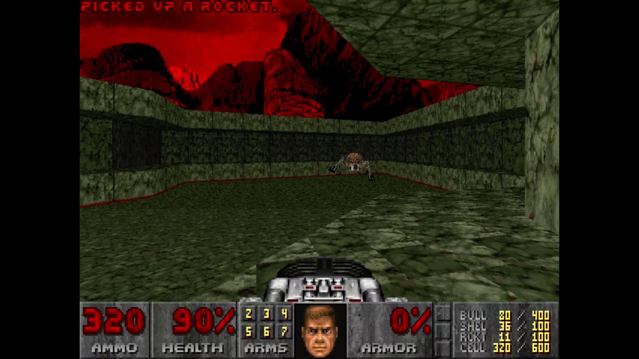 Defeating The Spider Mastermind DOOM 1 Episode 3 On Ultra Violence