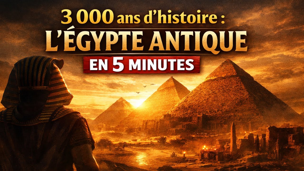 3 000 ans d’histoire : l’Égypte antique en 5 minutes