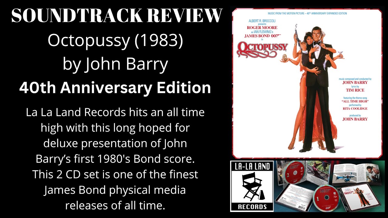 Octopussy 40th Anniversary Soundtrack La La Land Records-REVIEW