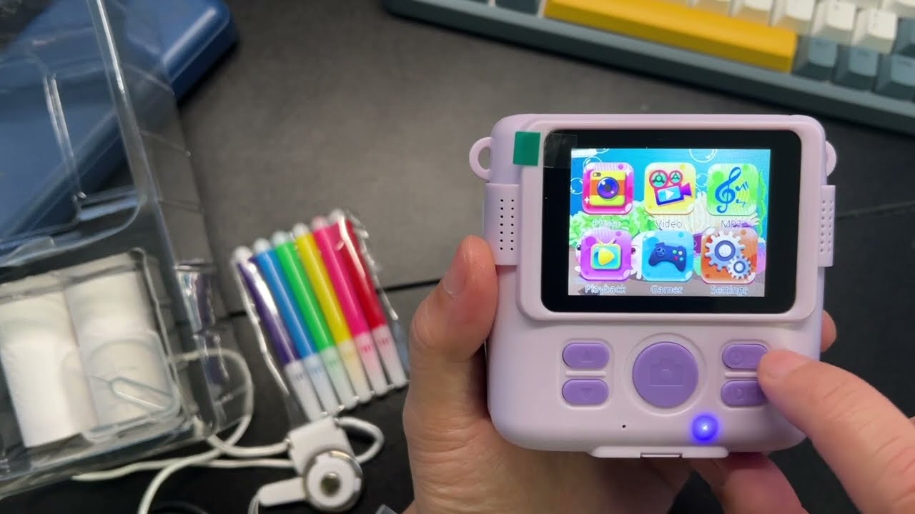 Unboxing Anchioo 1080P Instant Print Camera for kids