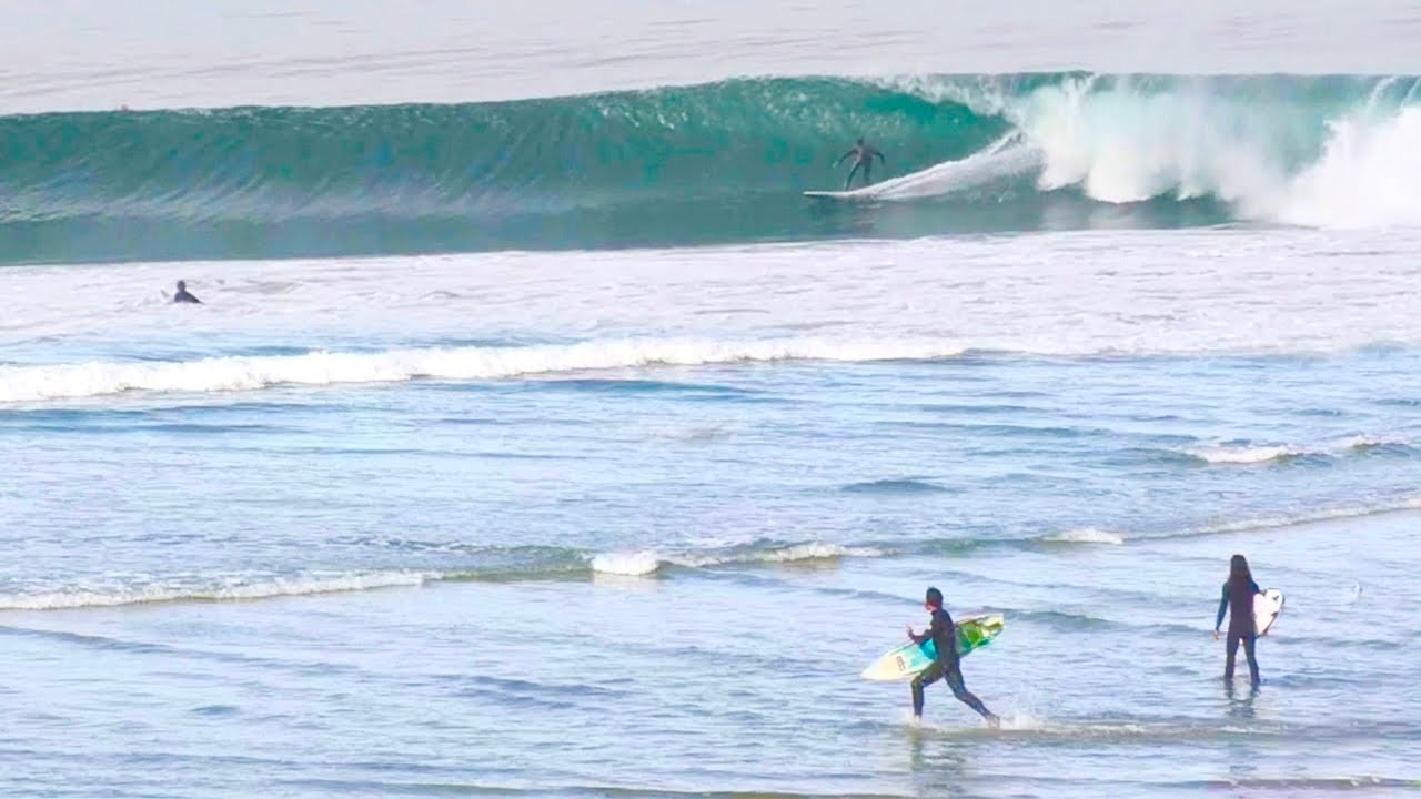 Surfing Blacks Beach in San Diego CA