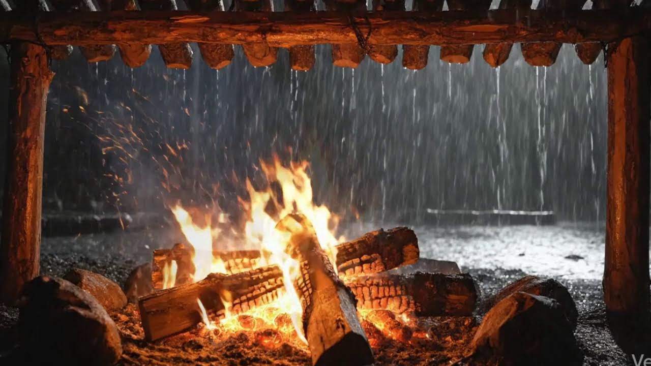Fireplace Meditation 🔥 Relaxing Fire Ambience (Live) / 暖炉瞑想 🔥 リラックス火ライブ