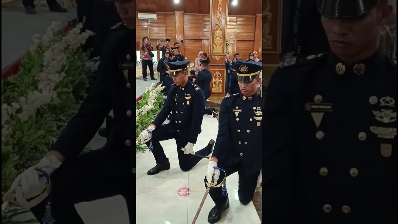 Upacara Pedang Pora STTD Indonesia