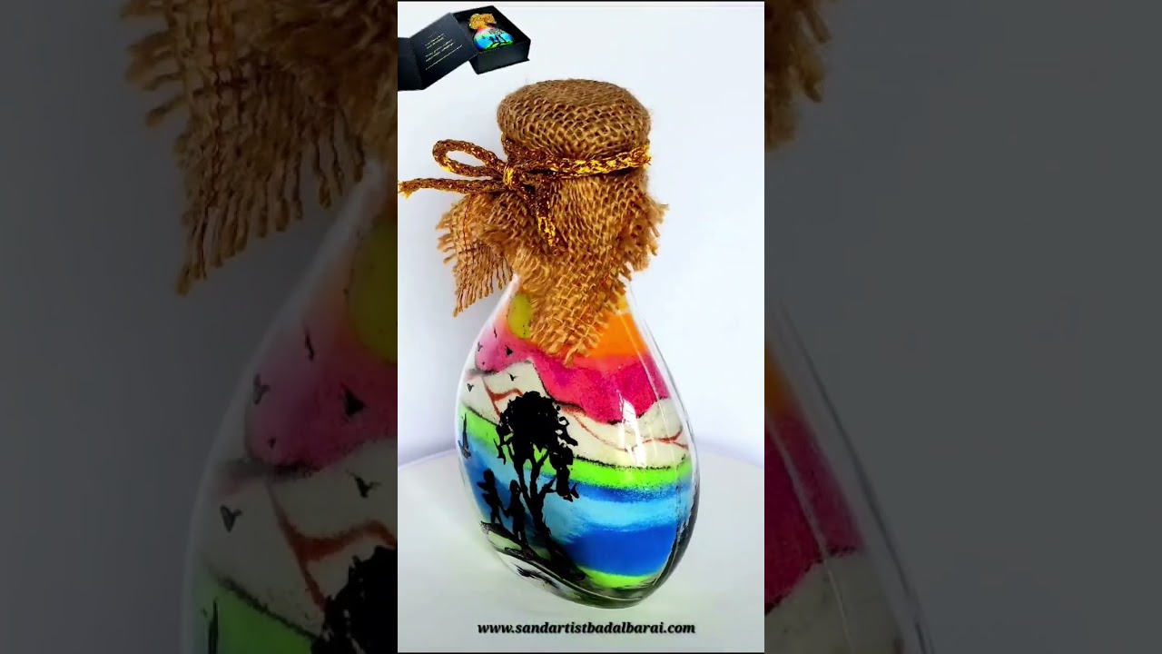 Sand art bottle 