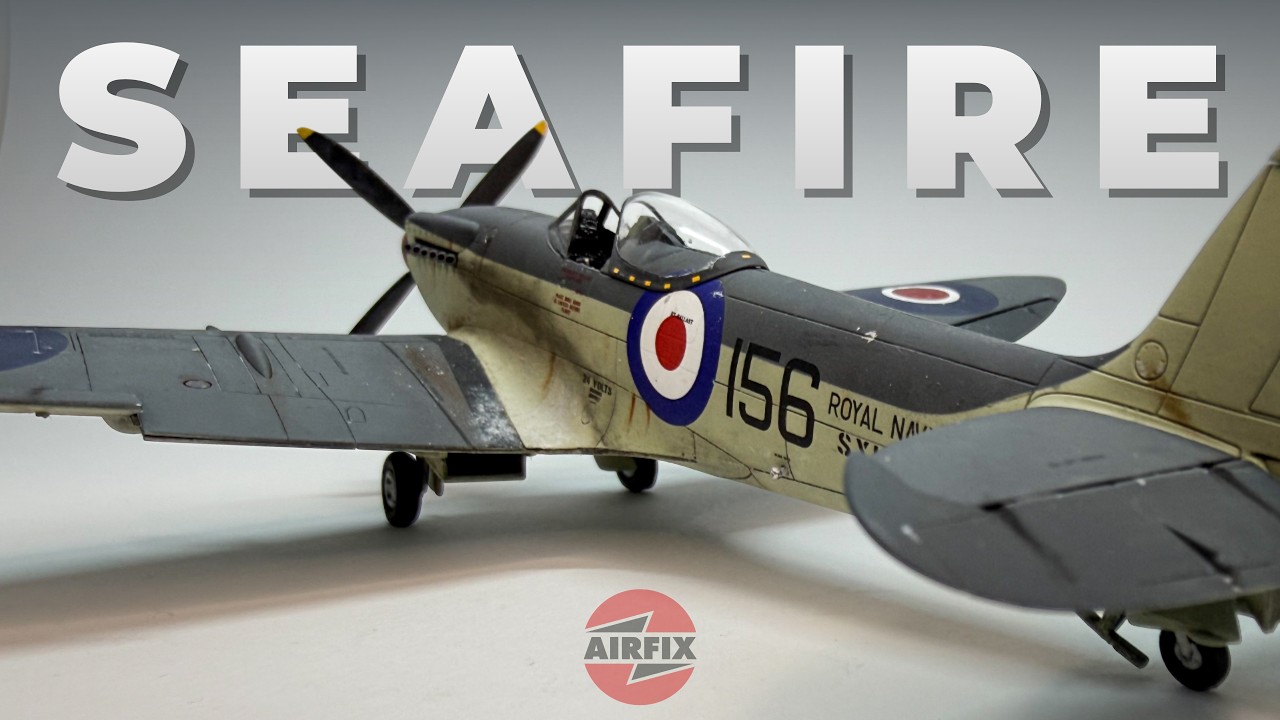 Airfix's Seafire F.XVII 1/48 | Full Build 4K