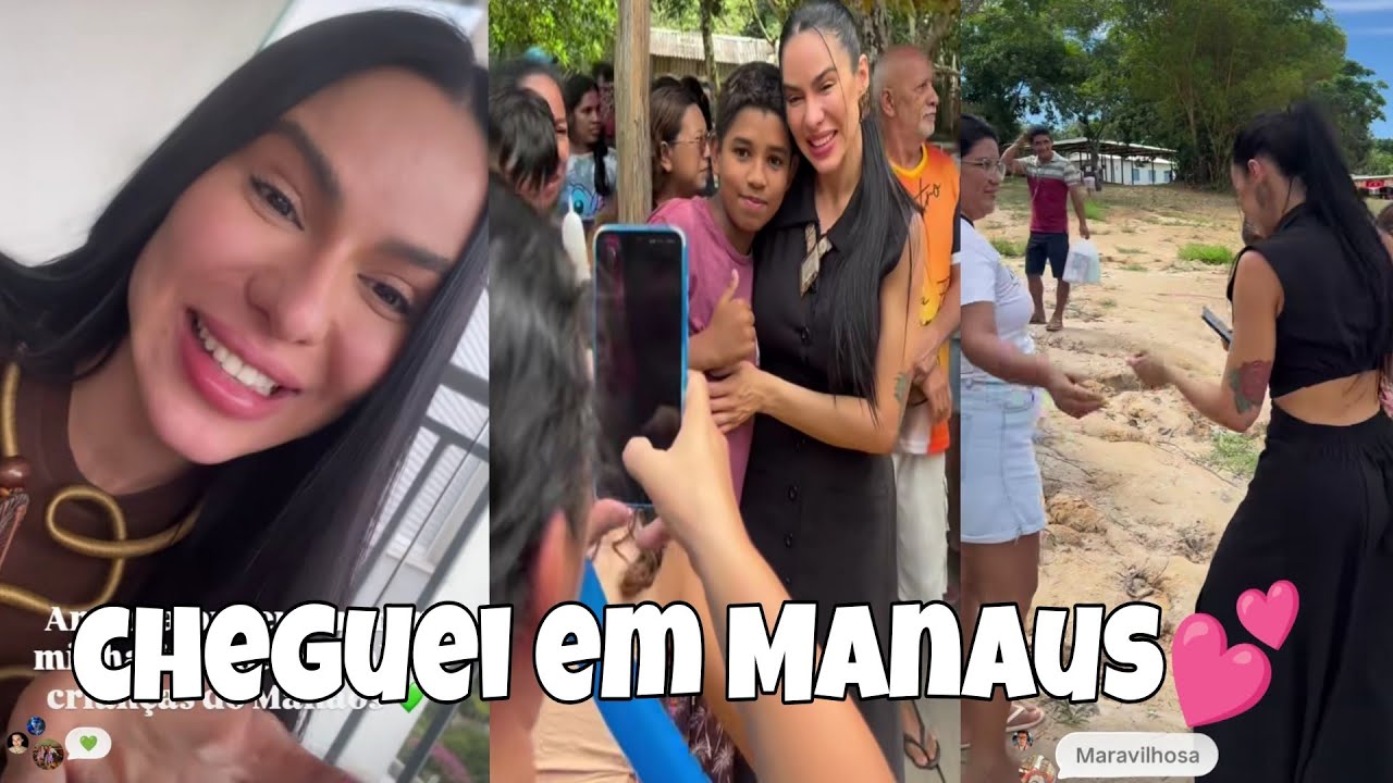 😱✨ TAMIRES DE A FAZENDA 17 CHEGA EM MANAUS E SE SURPREENDE COM O CARINHO DOS FÃS.