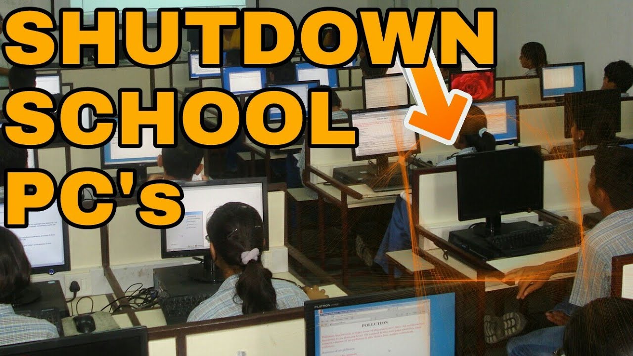 Shutdown Every Single PC On Your School Network With CMD