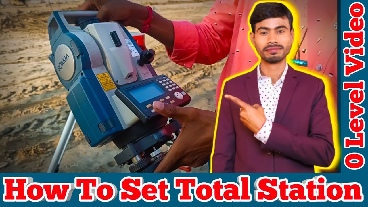 How To Set Total Station For New Students | What To Do If You Use Total Station For The First Time ?