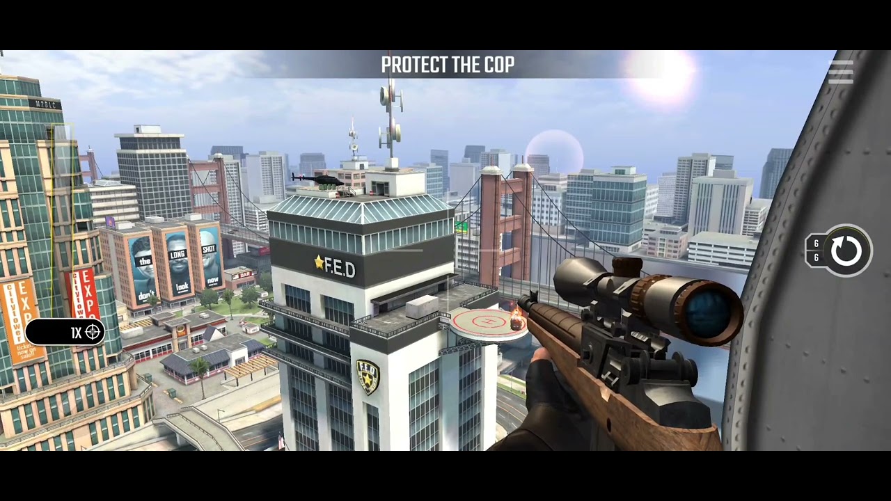 Pure Sniper Z16 Mission 26 Fed Rising Protect The Cop