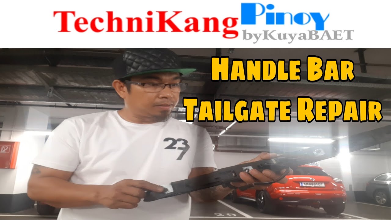 BMW E46 Griffleiste Hecklappe Reparieren / Handlebar Tailgate Repair (Tagalog)