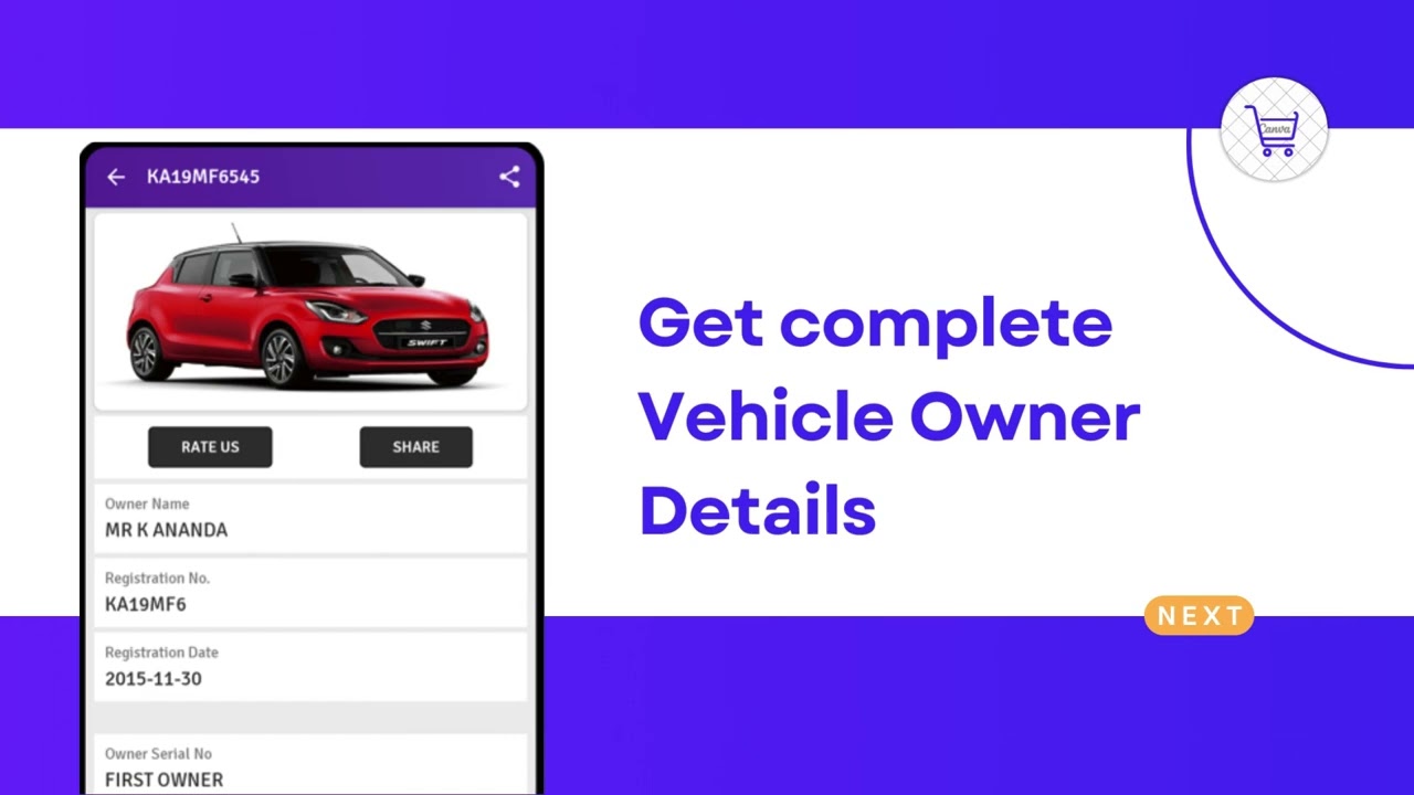 RTO Vehicle Information App - Vehicle Owner Details