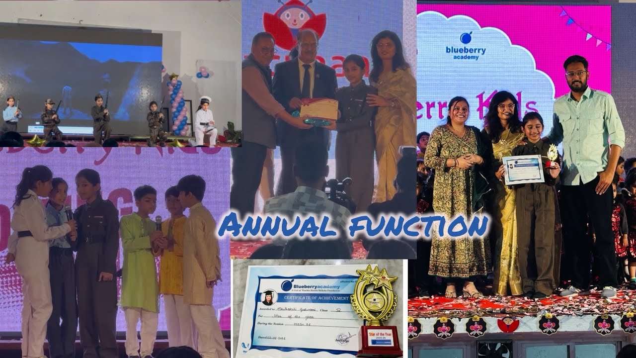 Annual function in school 😊