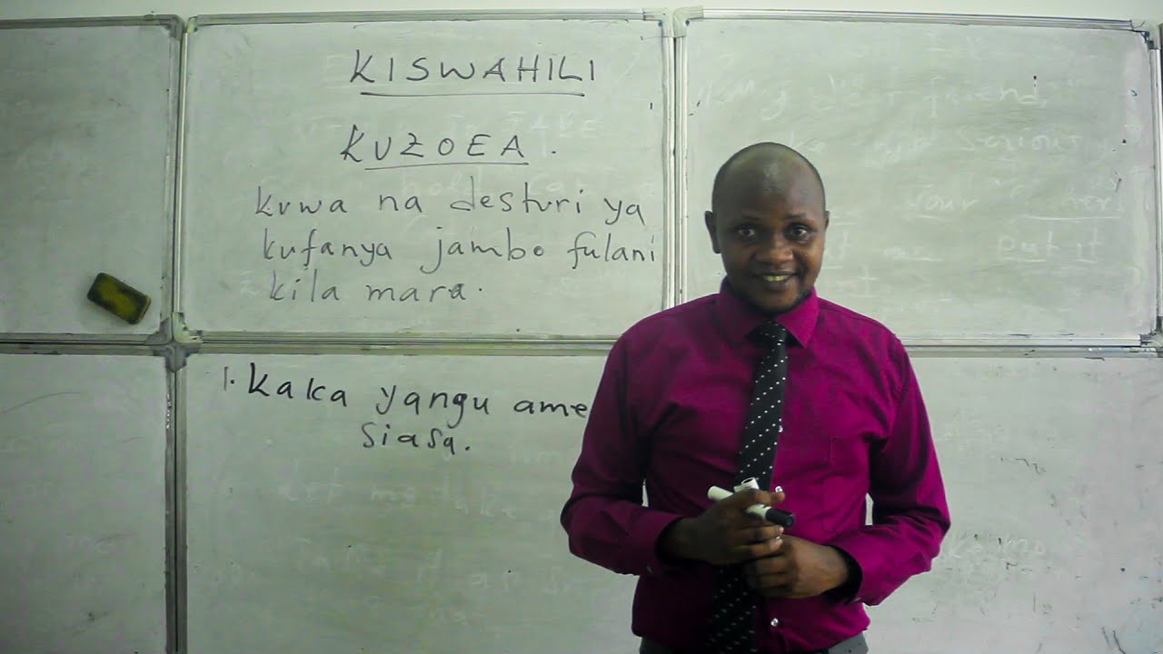 Ngiri isomo ryazamura Igiswayire cyawe!//Hili hapa somo la kukuza Kiswahili chako.