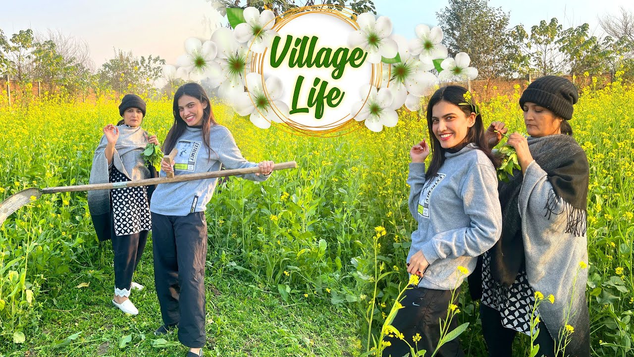 VILLAGE LIFE 🛖 | Saag Khud Kata 😅 | Rabia K New Hoodies 😍