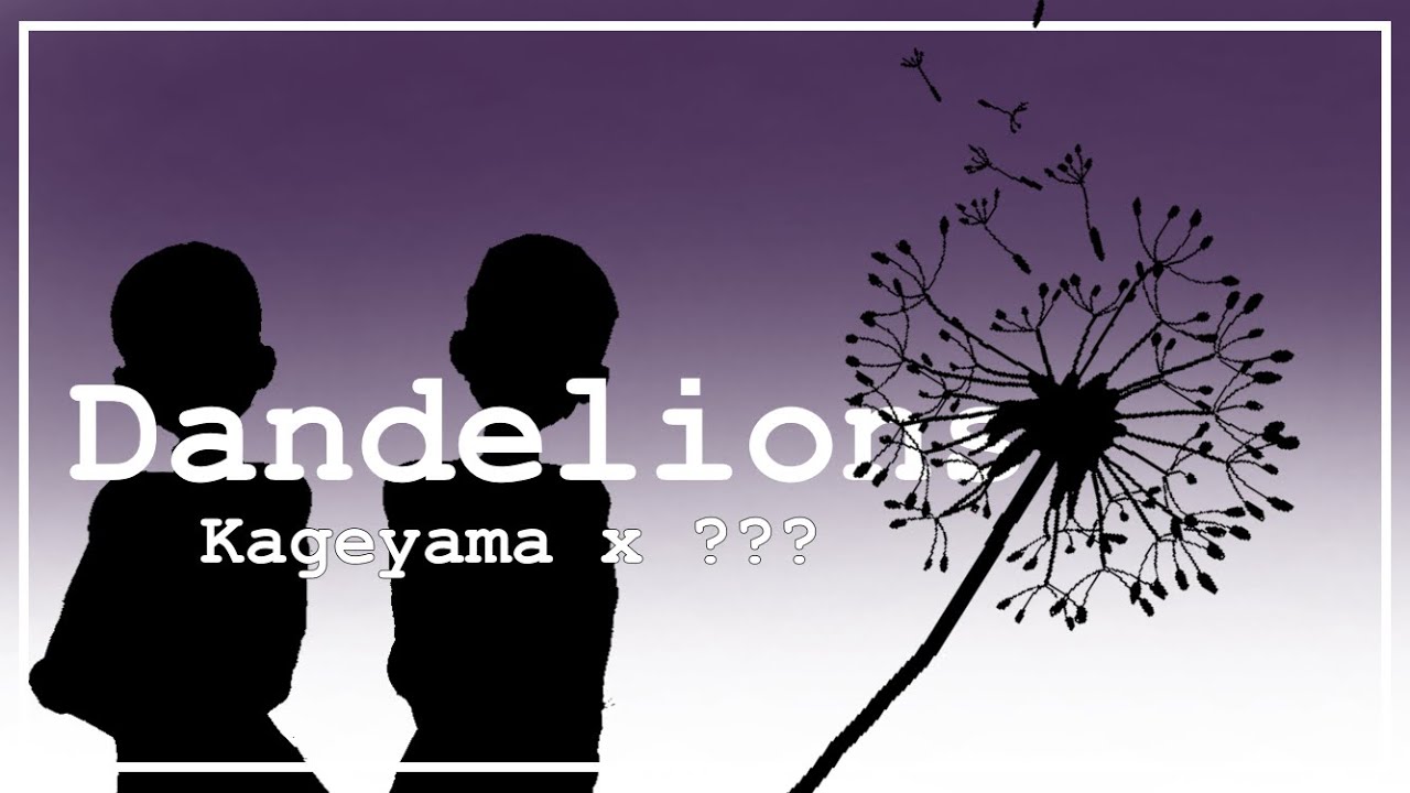 Dandelions |~| Haikyuu |~| Lyric Convo |~| Fluff |~| Kageyama x ???