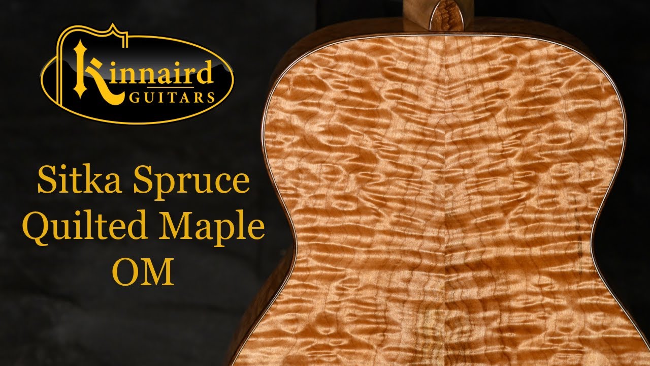 2025 Stephen Kinnaird Sitka Spruce/Quilted Maple OM