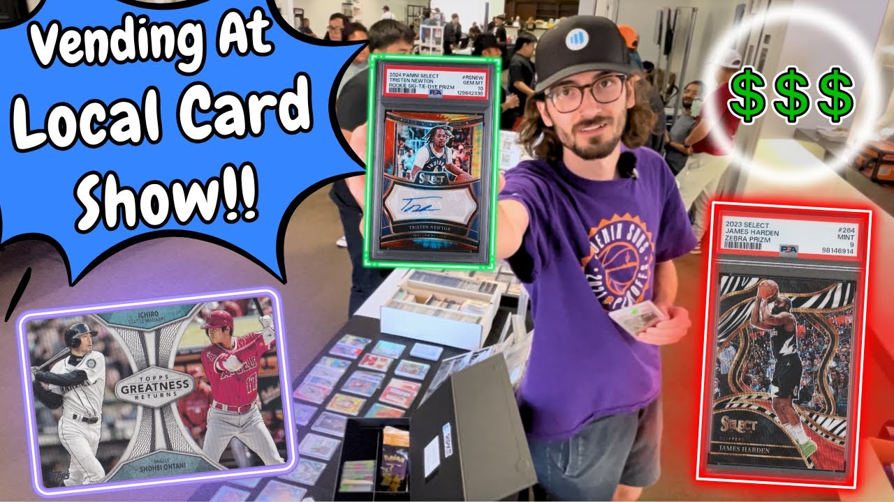 My 2nd Card Show as a Vendor… 👀What I Learned || $$$ Sales & Crazy Deals💸