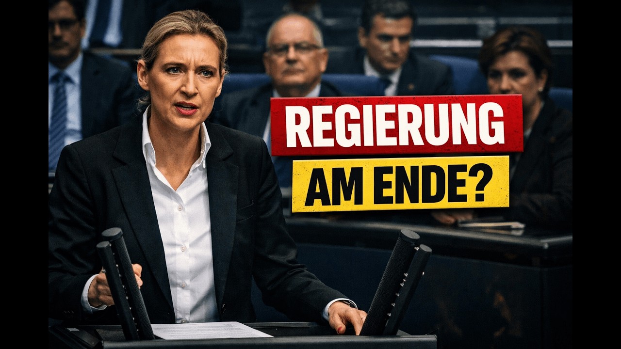 WEIDEL WARNT: „Diese Regierung zerbricht schneller als die Ampel!