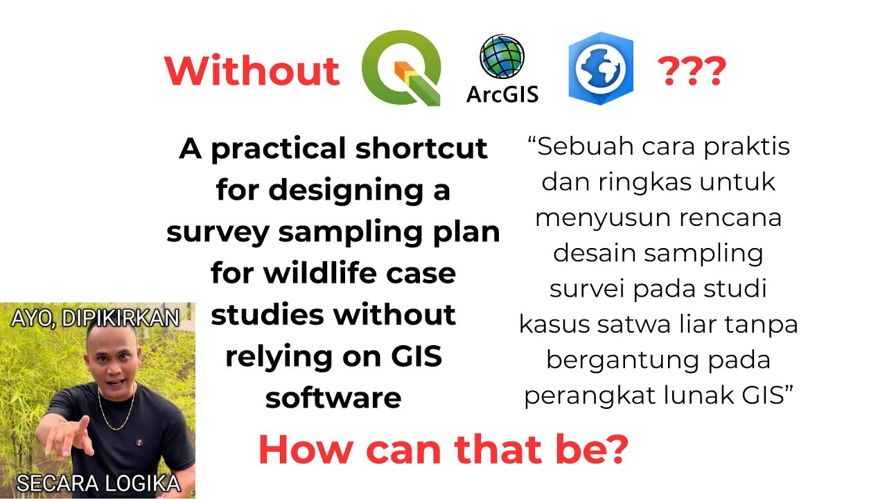 R UNTUK PERENCANAAN DESAIN SURVEY  SATWA LIAR : GILAA SIH NGEBANTU BANGET GA RIBETT ASLI