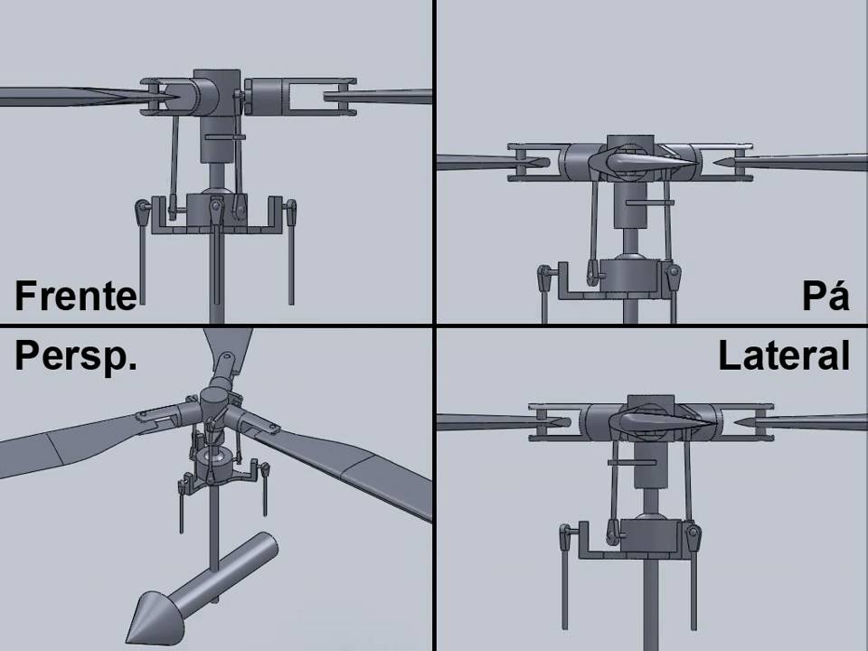 Rotor Principal Helic&oacute;ptero: Coletivo / C&iacute;clico