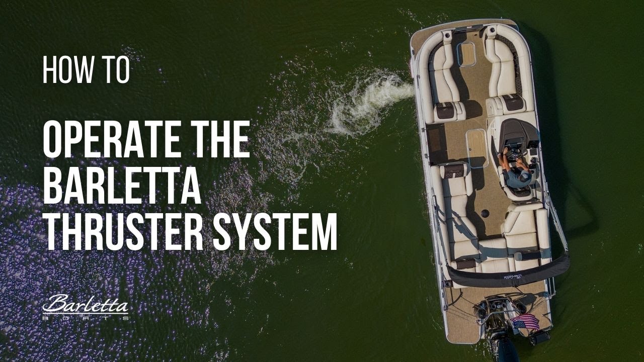 How to Operate Thrusters on a Pontoon Boat