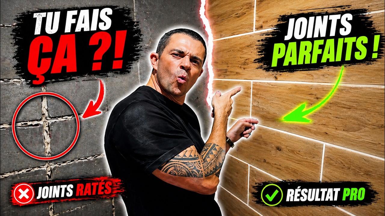Joints de carrelage : 10 Astuces incontournables pour réussir ses joints sans les rater !