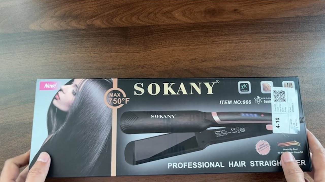 Unboxing Sokany Professional Hair Straightener