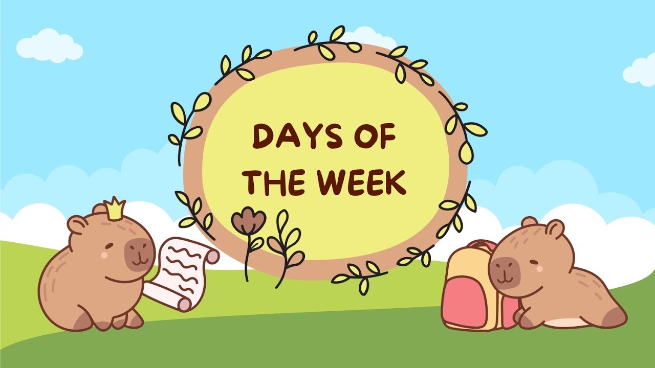 Sing along : Days of The Week | Educational Song | Fun Learning Activity
