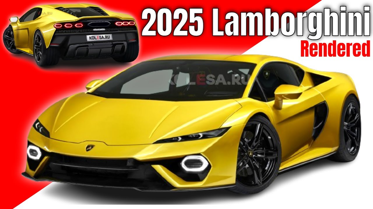 2025 Lamborghini Huracan Successor Rendered