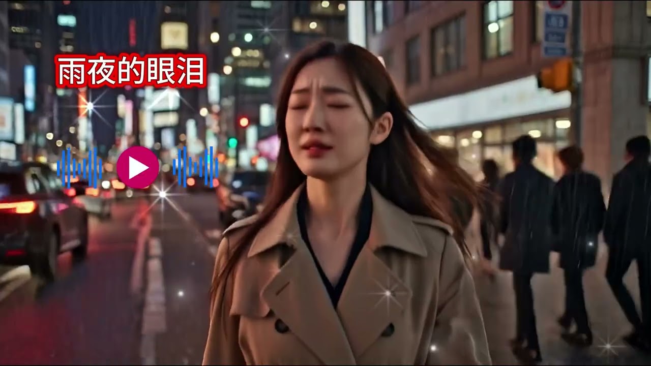 《雨夜的眼淚》☆原創歌曲 l 治癒心靈的深情歌曲#華語 #傷感情歌#好聽的中文歌曲/ 難過傷心時必聽！陪你度過一個人的深夜！🎗️🎈