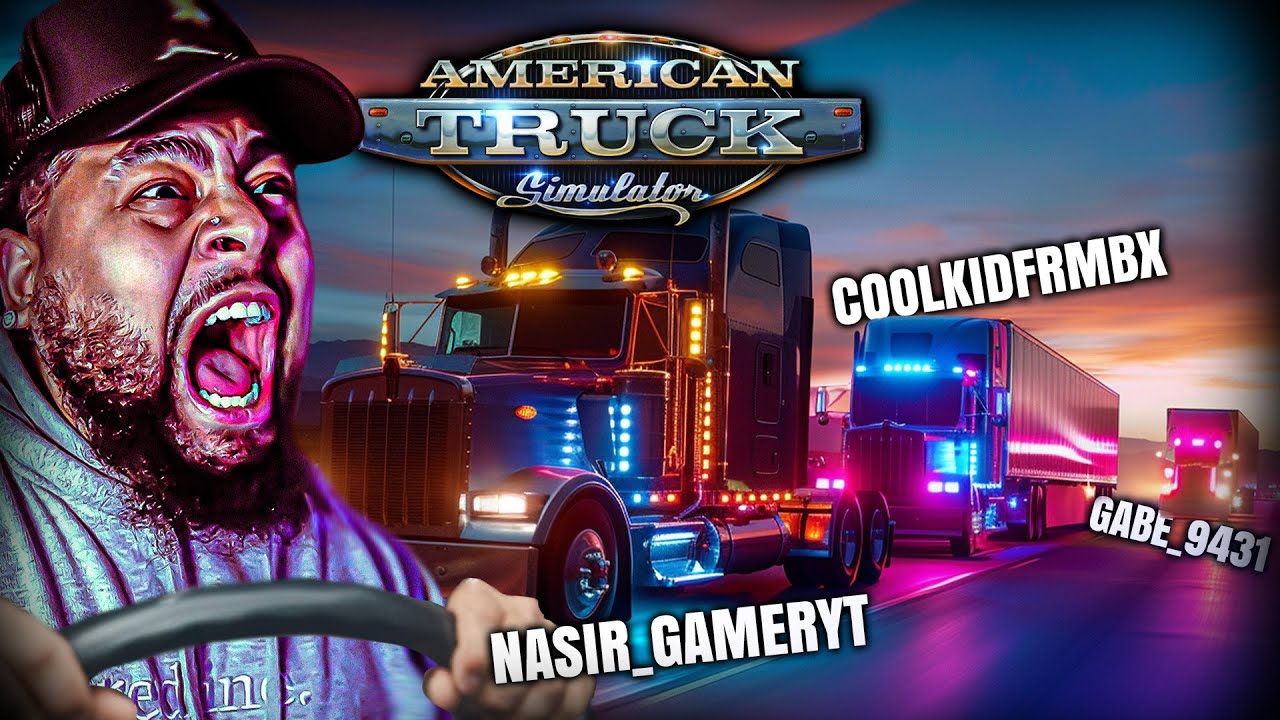 American Truck Simulator But With Mods lmaooo ft @coolkidfrmbx  & @Gabe_9431