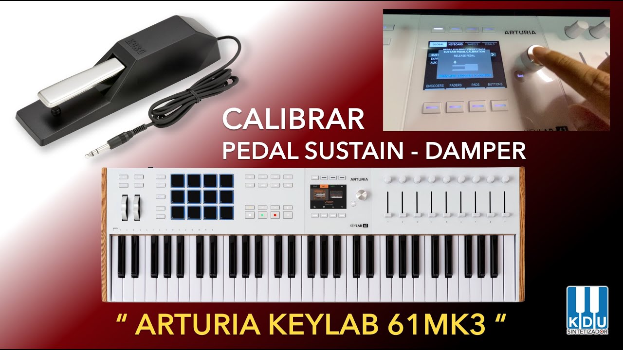 ✅KeyLab 61 Mk3 - Calibrar pedal de sustain o damper - Karlos Chamorro - KDU