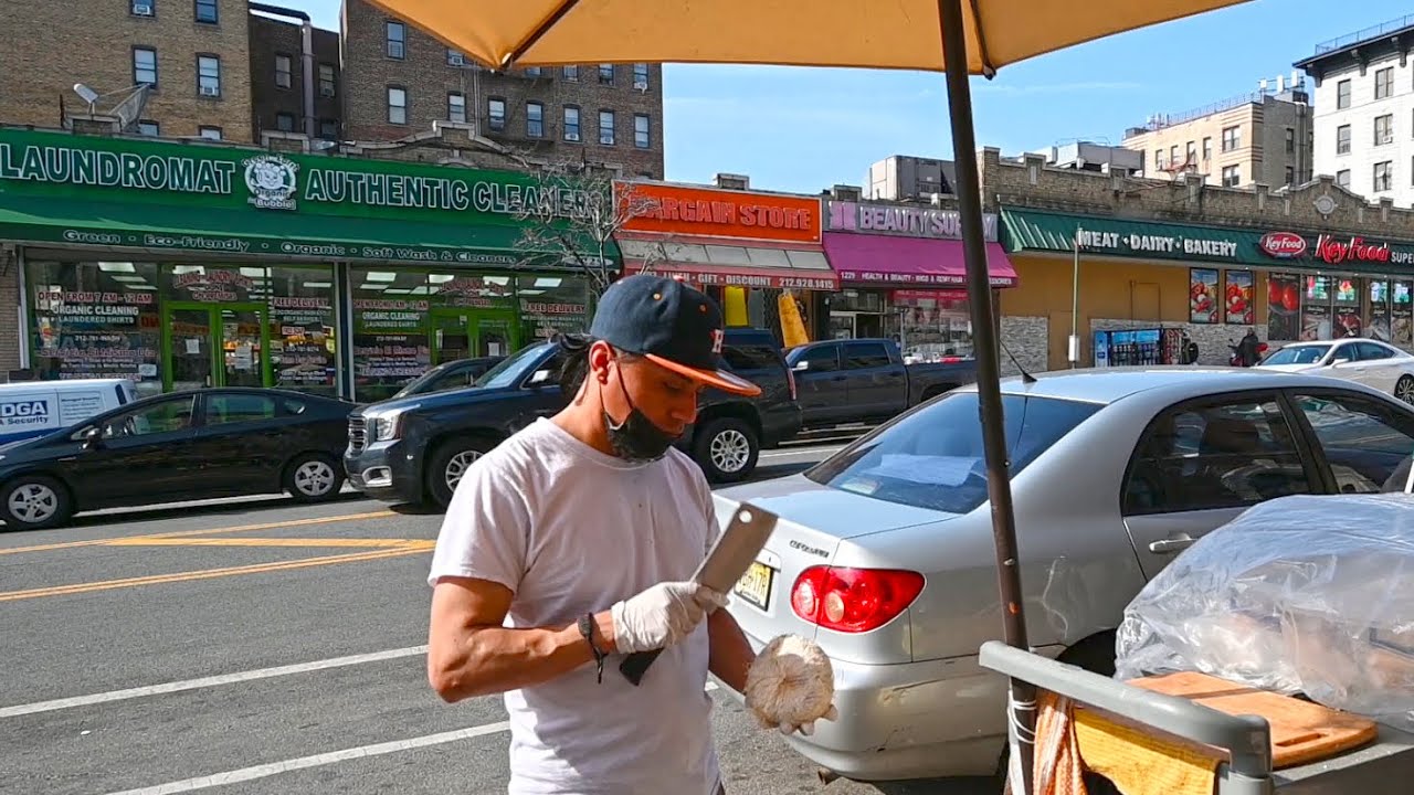 Walking on St Nicholas Avenue, Washington Heights, Manhattan