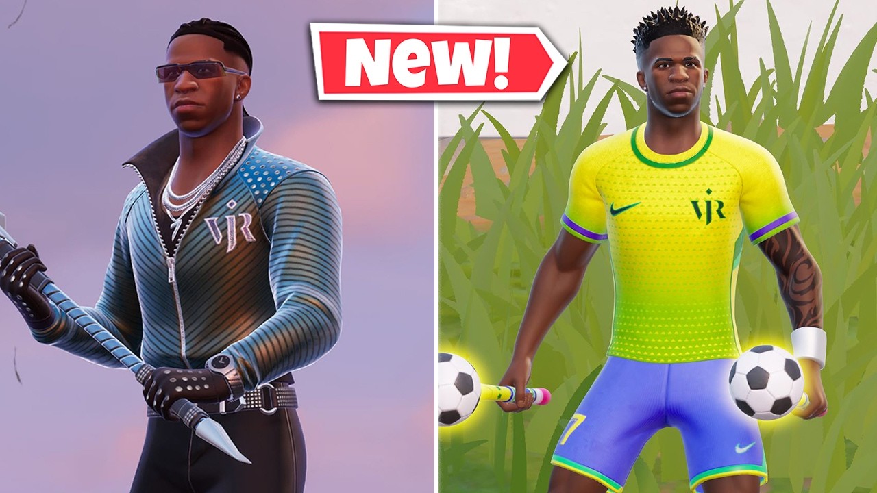 Геймплей с НОВЫМ набором Vini Jr. в Fortnite!