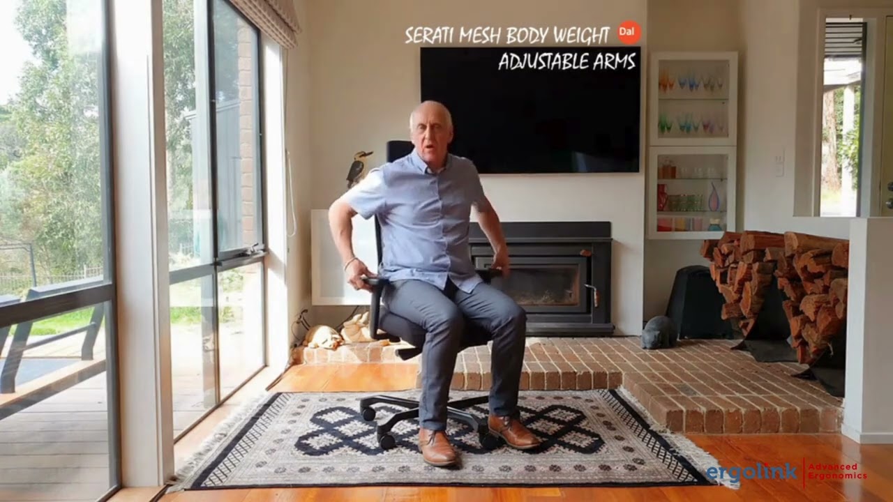 Serati Mesh Executive Chair with Body Weight Synchro @ Ergolink