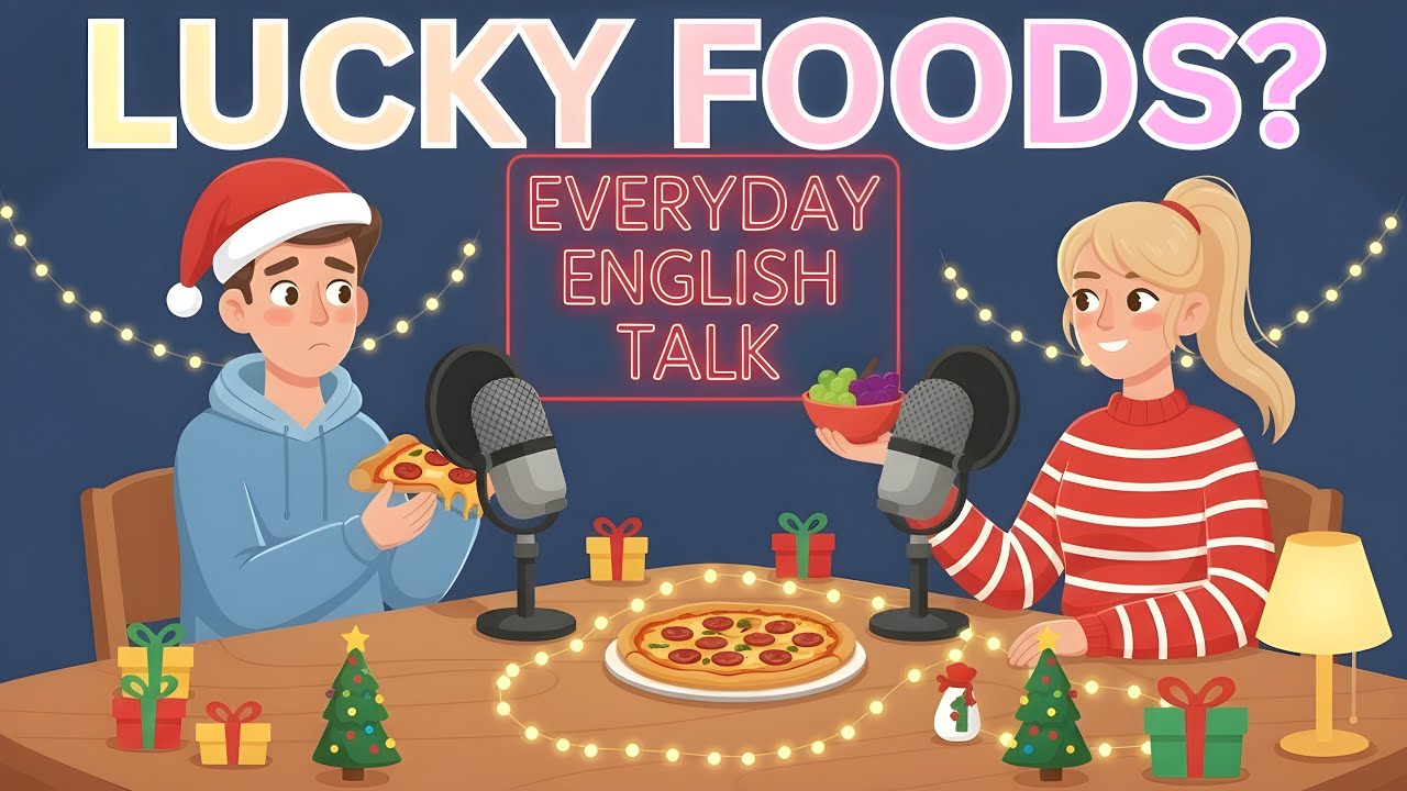 Strange New Year Traditions & Culture: Learn English Podcast (A1-A2)