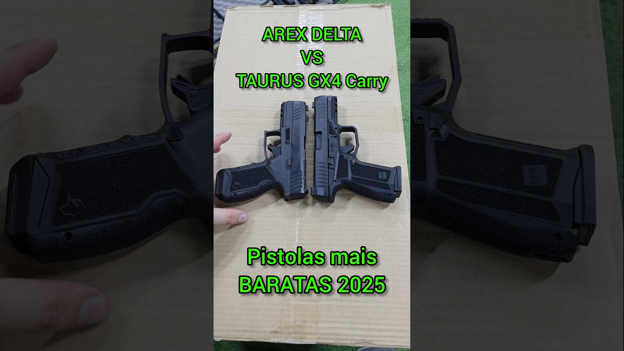 Pistolas mais Baratas de 2025! Arex vs TAURUS #shorts