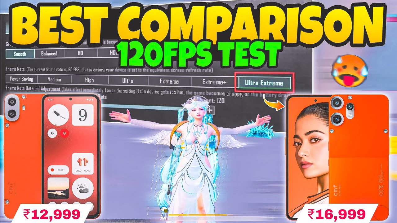 🔥CMF Phone 2 Pro vs CMF Phone 1: 120fps Gameplay - Which Phone is Smooth?