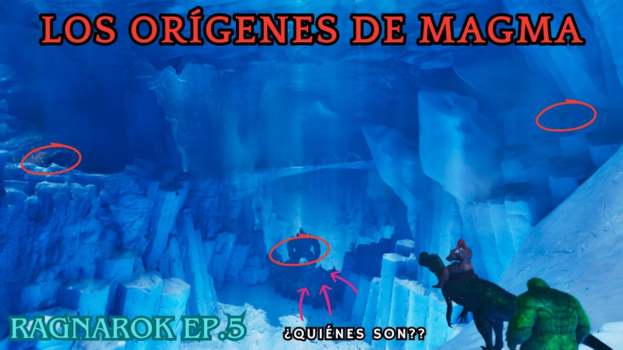 LOS ORÍGENES DE MAGMA T3 Arreglamos un GRAN malentendido y hablamos con el CLAN DEL HIELO ARK🐲EP.5