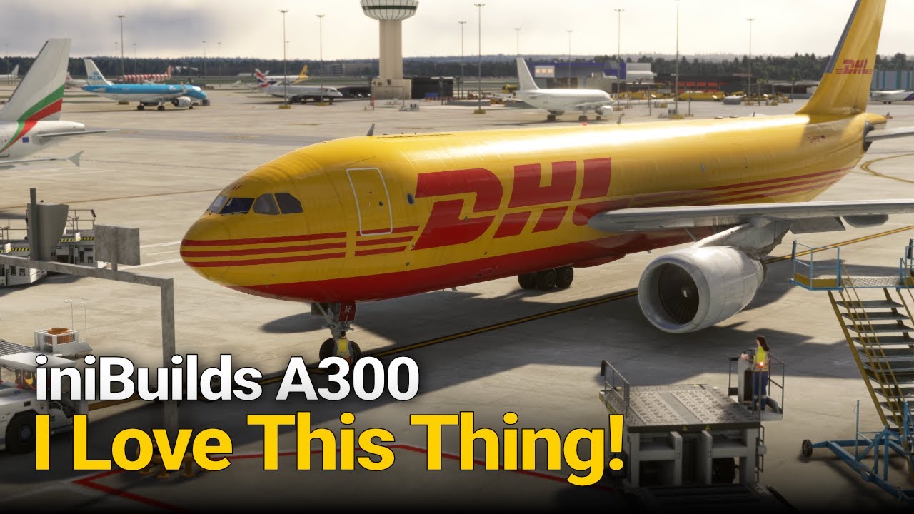 First Flight In The iniBuilds A300 - MSFS 2020