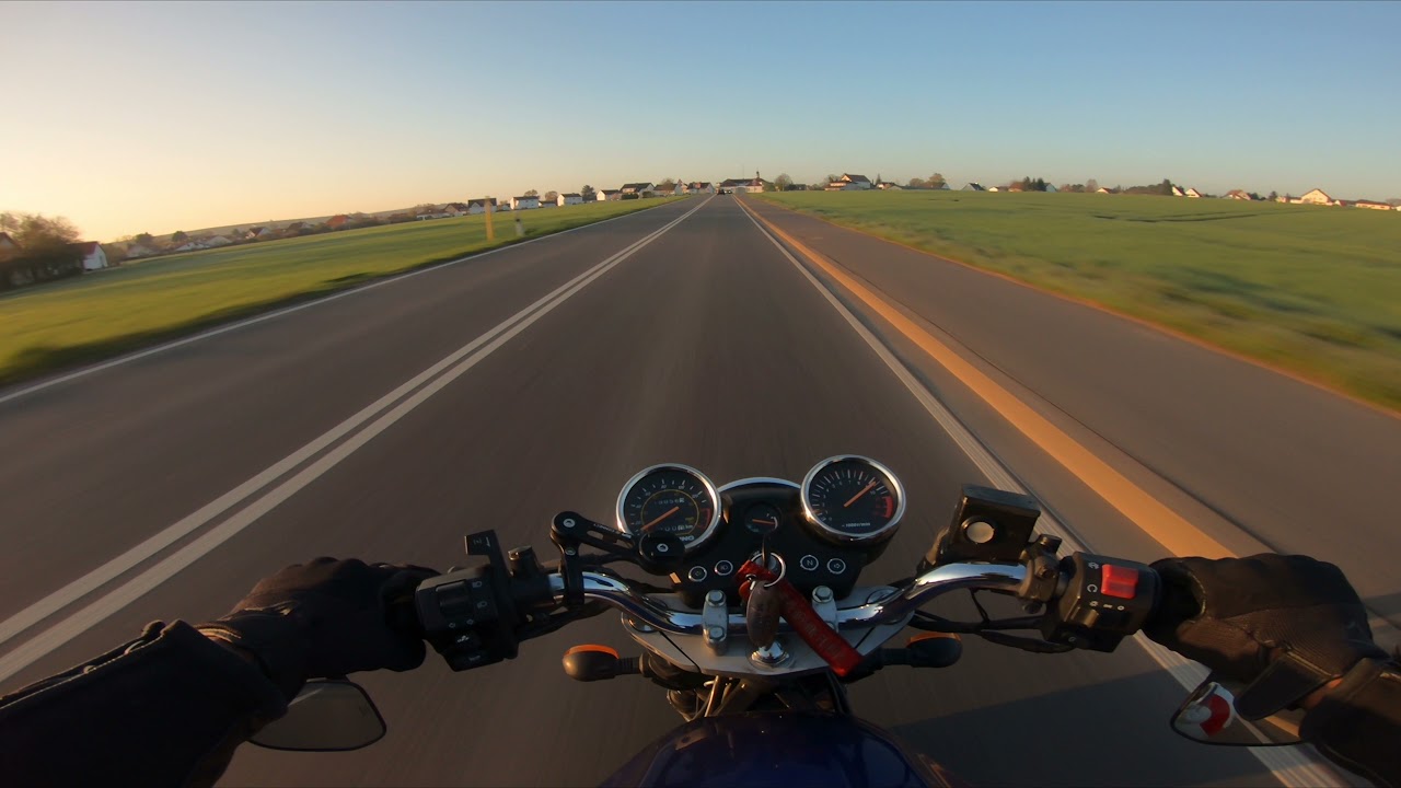 Ride to school // Hyosung gt 125/ (RAW) onboard sound