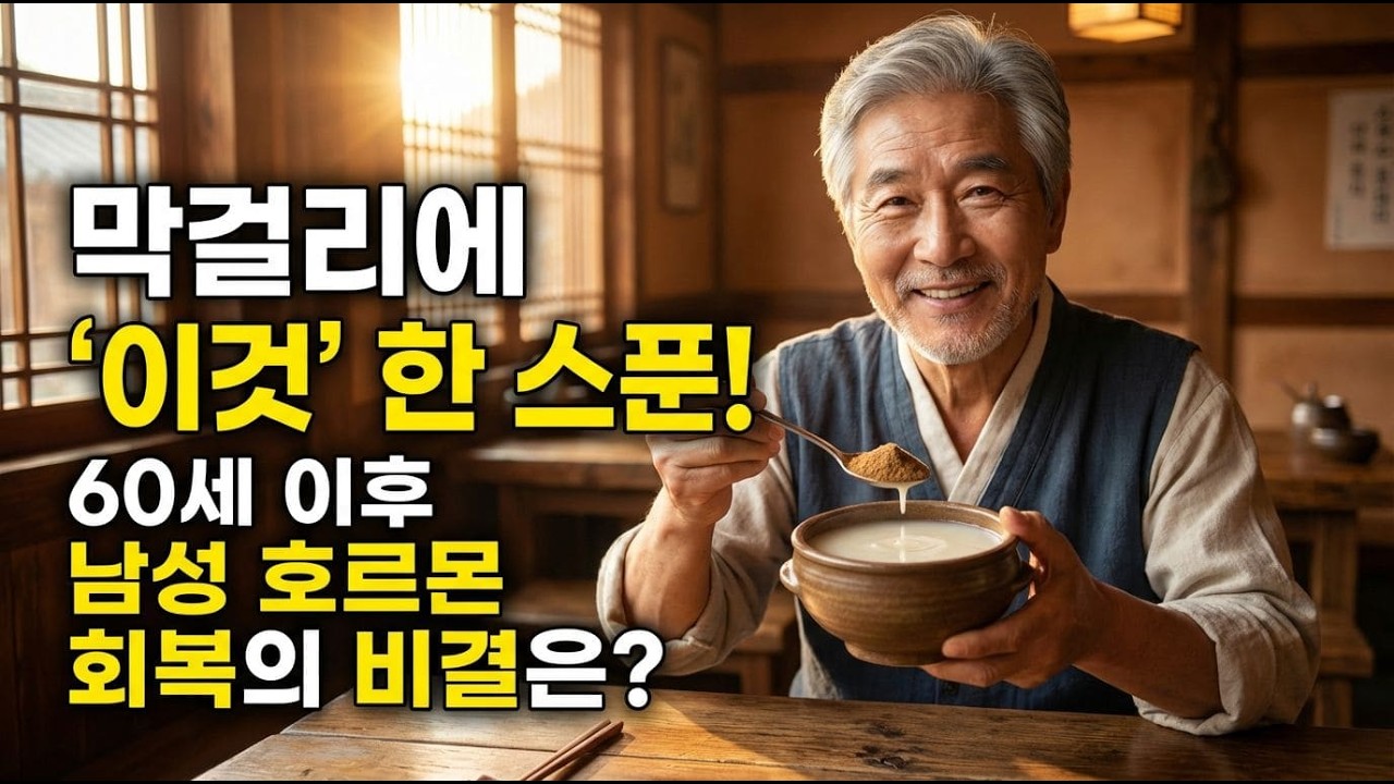 막걸리에 이걸 넣으면?! 남성호르몬 회복의 비밀🍶