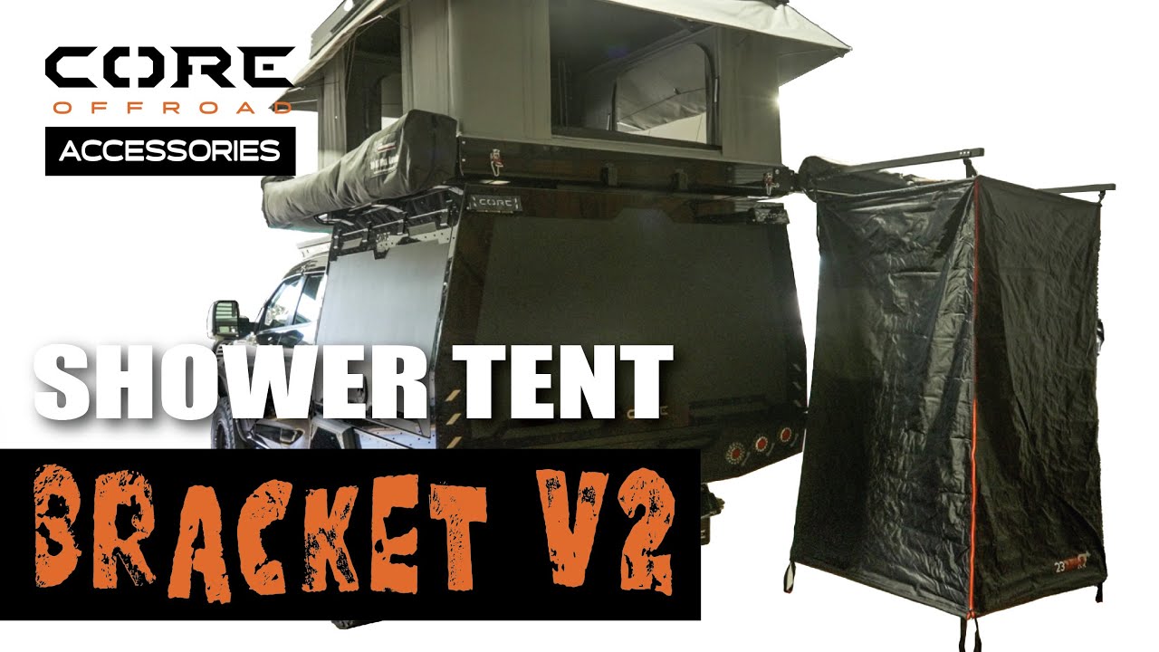 NEW Shower Tent Bracket Version 2- Core Offroad