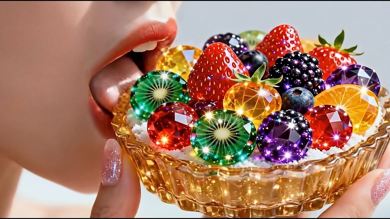 Can’t Stop Watching This GLASS Fruit TART🛑😵🥧