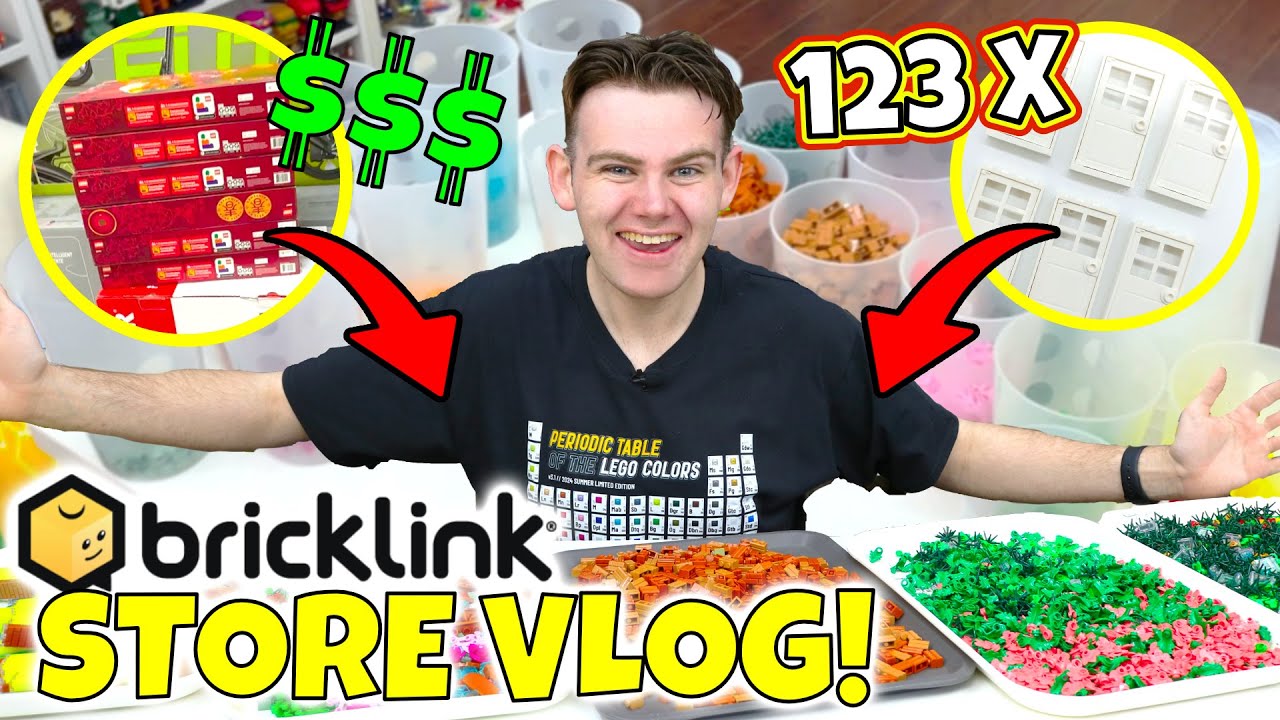 I got an INCREDIBLE DEAL on these LEGO Parts - BrickLink Store Vlog