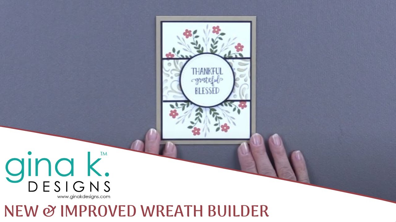 A2 Cards with the New and Improved Wreath Builder