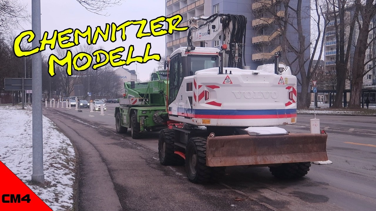 Gesperrte Straßen zum Baustart am Falkeplatz & Mühlenstraße ► Chemnitzer Modell Stufe 4 #001