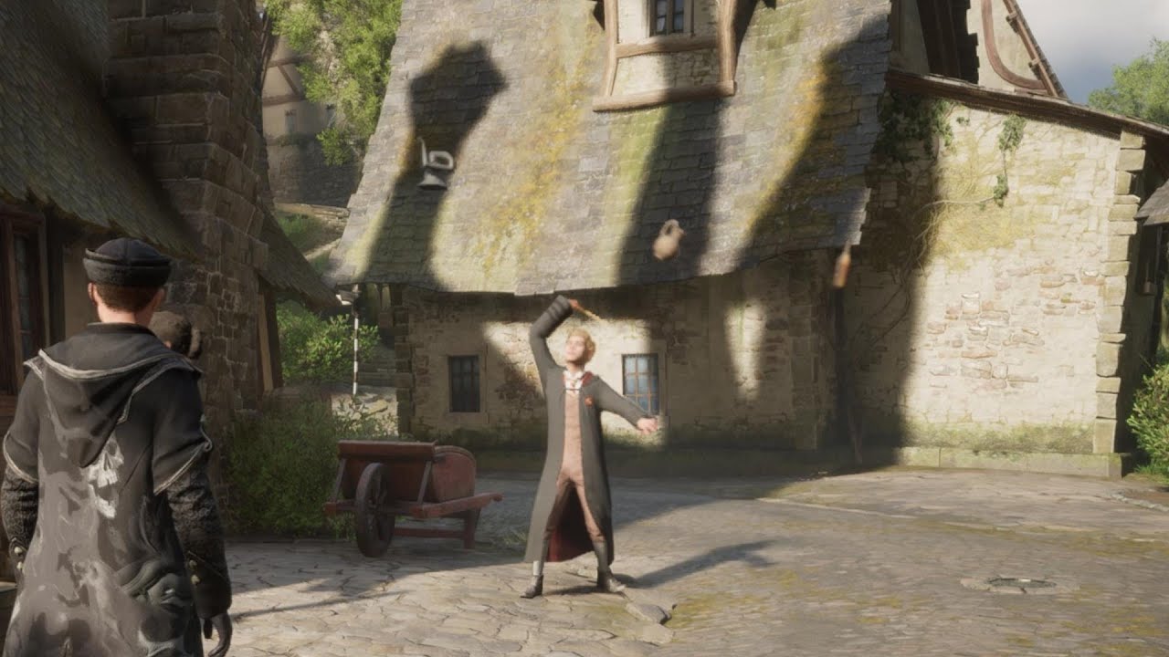 Hogwarts Legacy NPC Interactions #3 - Gryffindor Student Practicing Magic